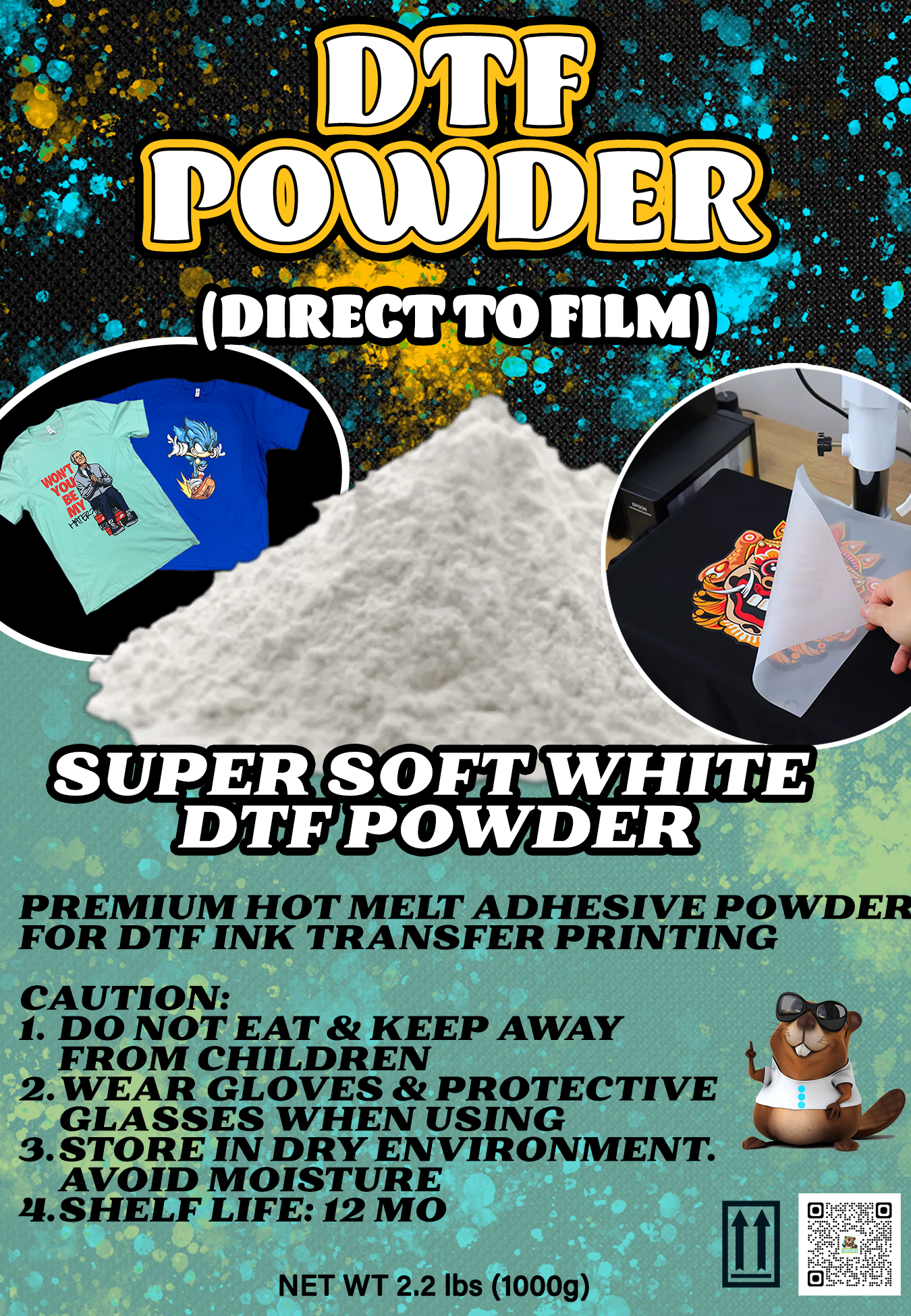 Premium DTF Hot Melt Adhesive Powder