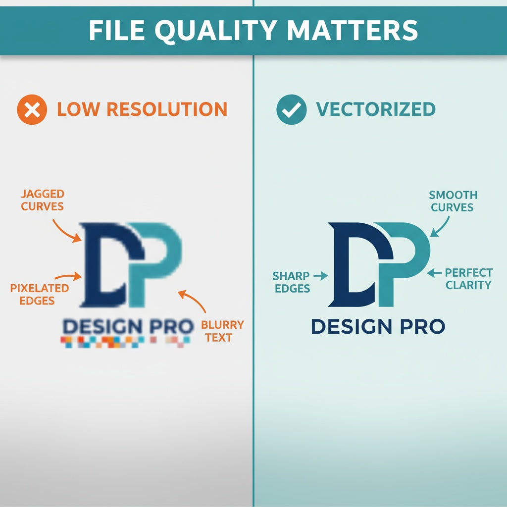 VECTORIZED VS LOW-RESOLUTION GRAPHICS - WHY YOUR DESIGN FILES MATTER!