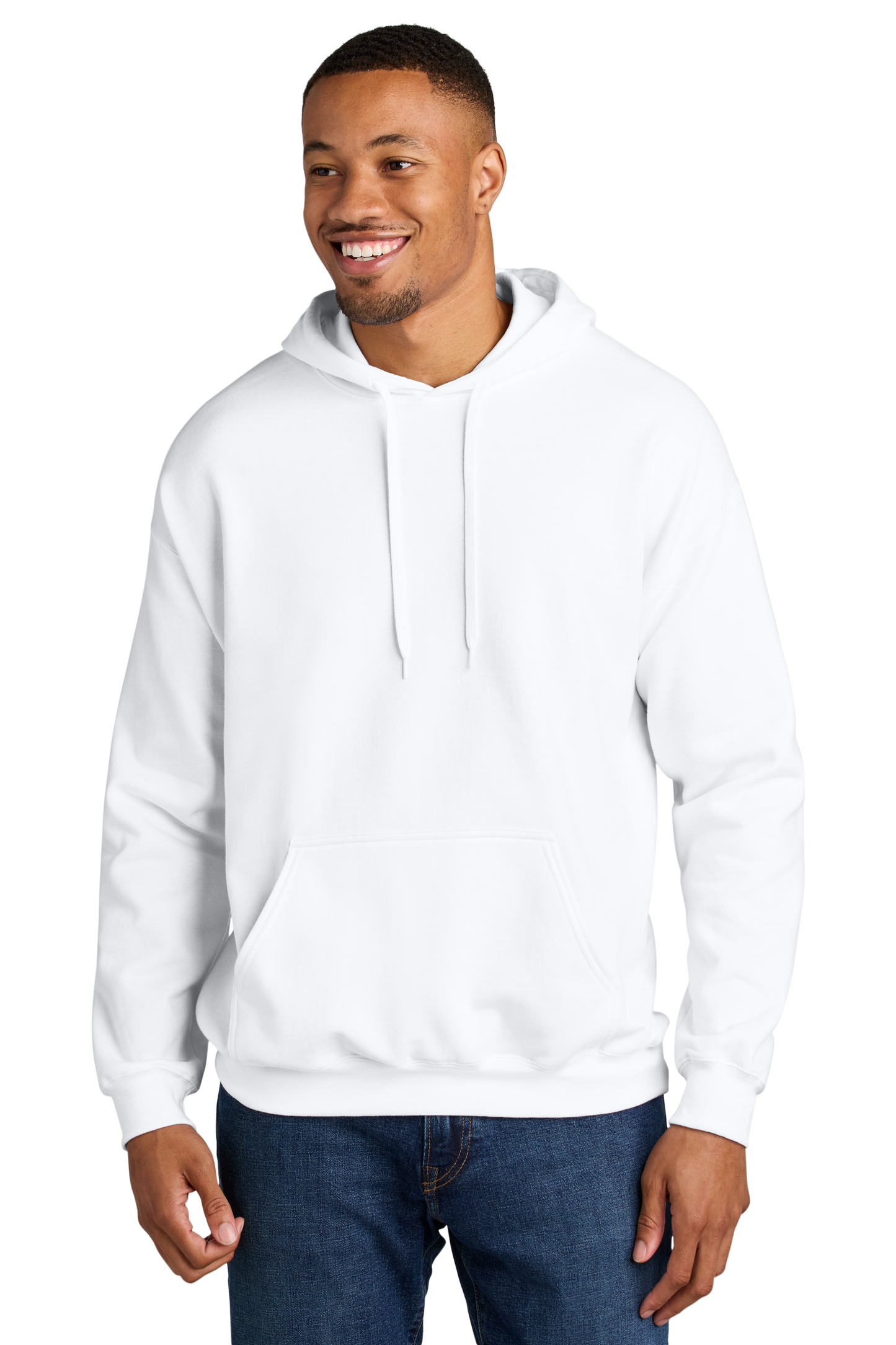 Gildan Softstyle Midweight Pullover Hooded Sweatshirt (SF500) - Ring Spun Cotton Blend